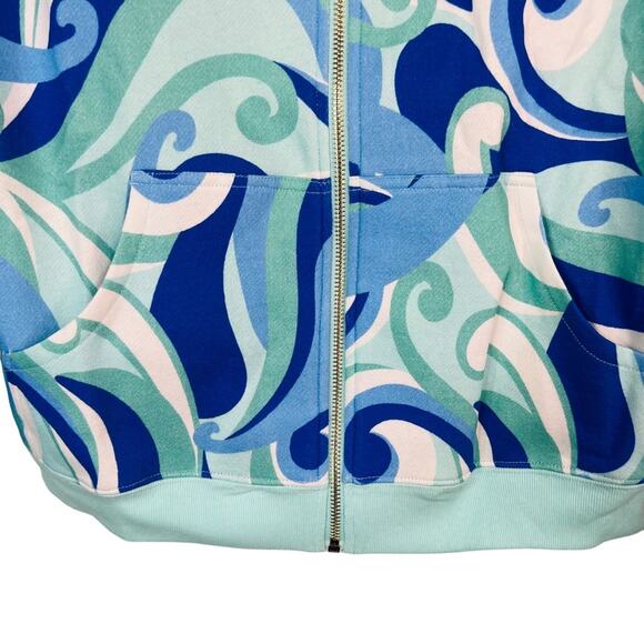 Hill House Kaleidoscope The Allie Zip Up Hoodie Small - Picture 8 of 13